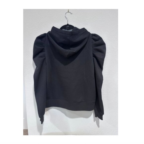 Rebeccal Minkoff Janine Ruched Sleeves Hoodie - Picture 2 of 4